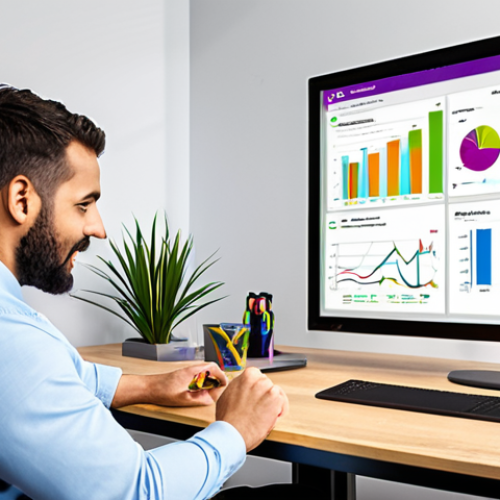 Home 18 **
> A vibrant office setting showcasing a data dashboard displaying SMART KPIs (Specific, Measurable, Achievable, Relevant, Time-bound). Team members are collaborating around the screen, analyzing trends and making data-driven decisions. Focus on clarity and actionable insights.
**