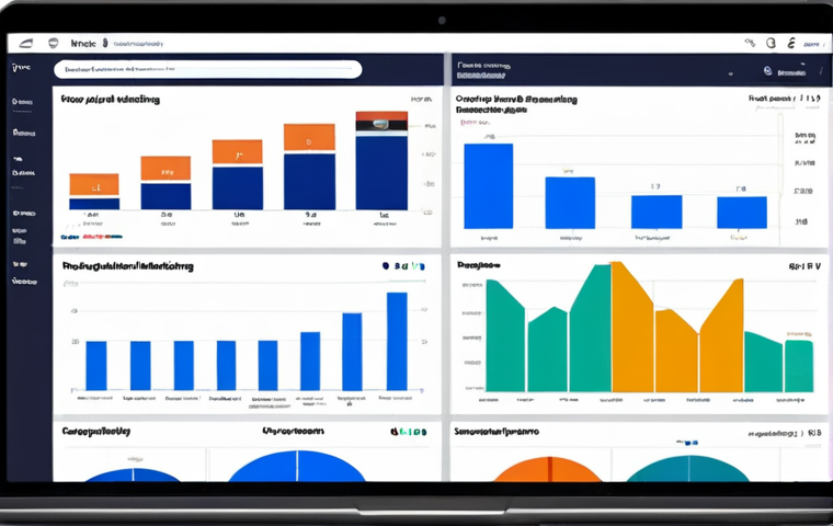 **A vibrant, interactive dashboard displaying real-time performance metrics for a diverse team collaborating remotely. The dashboard features customizable widgets and AI-powered insights, highlighting trends and areas for improvement. The scene emphasizes teamwork, data-driven decision-making, and accessibility from various devices.**