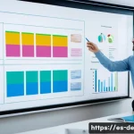 Home 14 결과 중심 성과 관리의 실행 전략 - **Prompt:** A diverse group of four professionals (two men, two women, all casually dressed in offic...